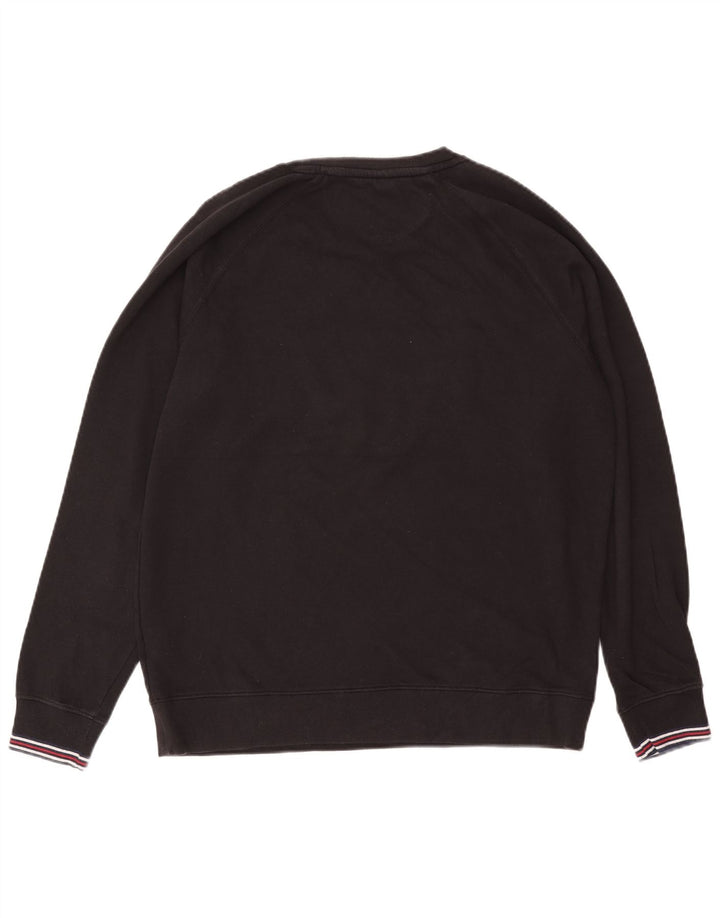 Ανδρικό γραφικό φούτερ Fila Jumper μεγάλο μαύρο βαμβακερό