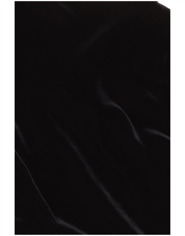 Leonor Γυναικείο βελούδινο μπουφάν Bolero UK 12 Medium Black