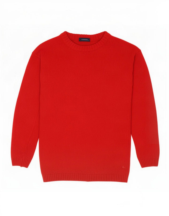Πουλόβερ Burberry Boys Boat Neck Jumper 13-14 Years Κόκκινο