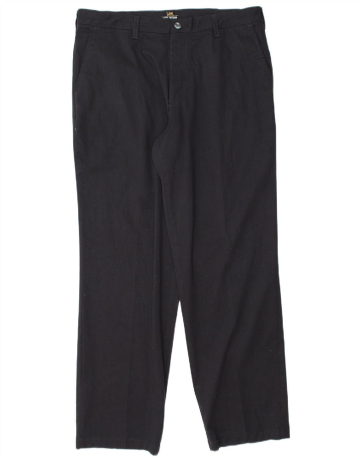 Ανδρικό ίσιο παντελόνι Chino LEE W34 L30 Navy Blue Cotton