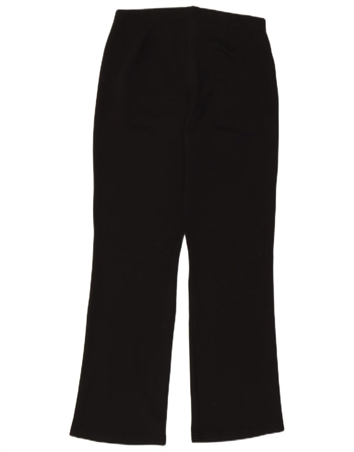 Zara Γυναικείο Bootcut Casual Παντελόνι Medium W28 L28 Μαύρο πολυεστέρα