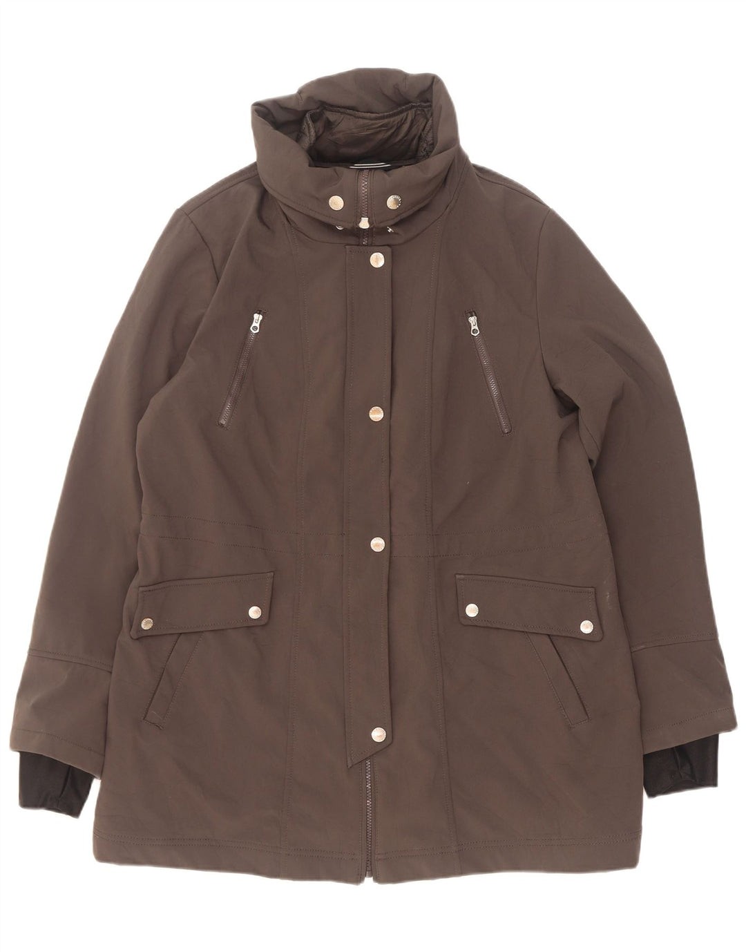 Γυναικείο παλτό Nautica Sherpa Windbreaker UK 18 XL Grey Polyester