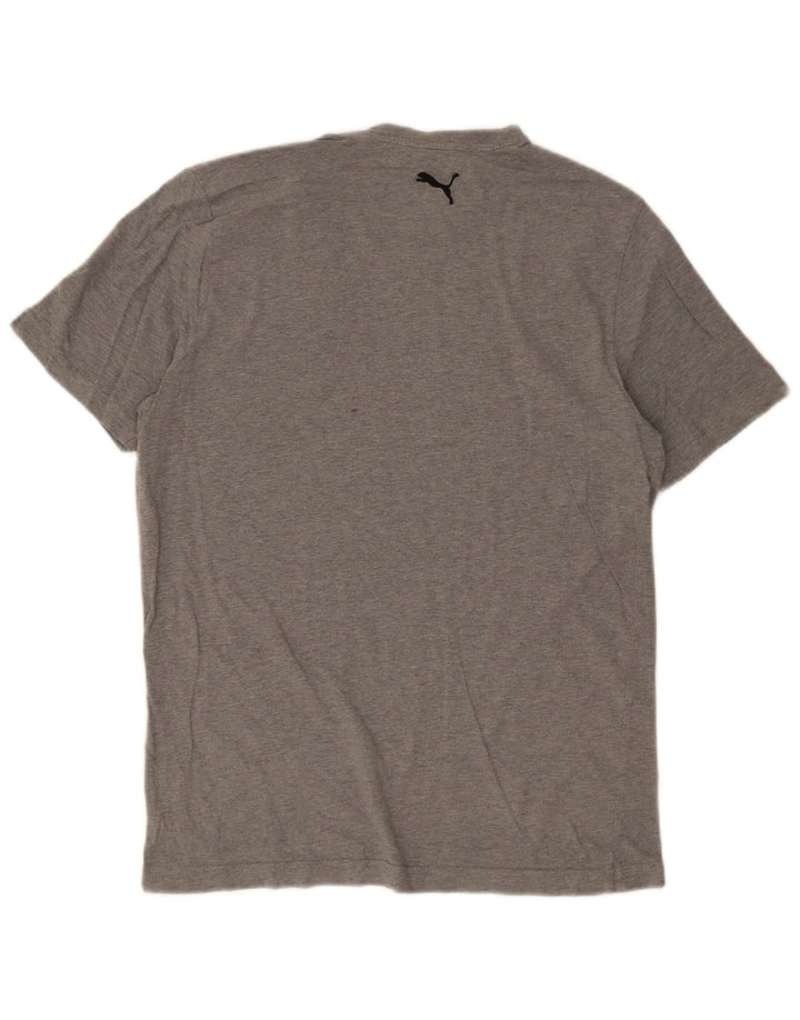 Ανδρικό γραφικό μπλουζάκι Puma Top Medium Grey Flecked