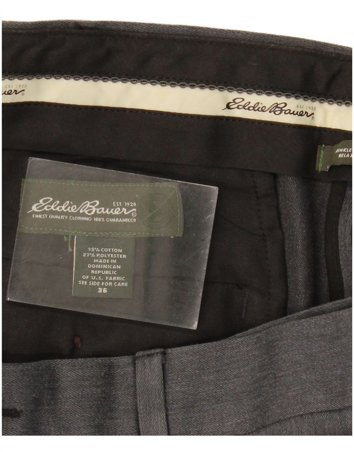 Ανδρικό παντελόνι Chino με καρφίτσες Eddie Bauer W36 L31 Grey Classic