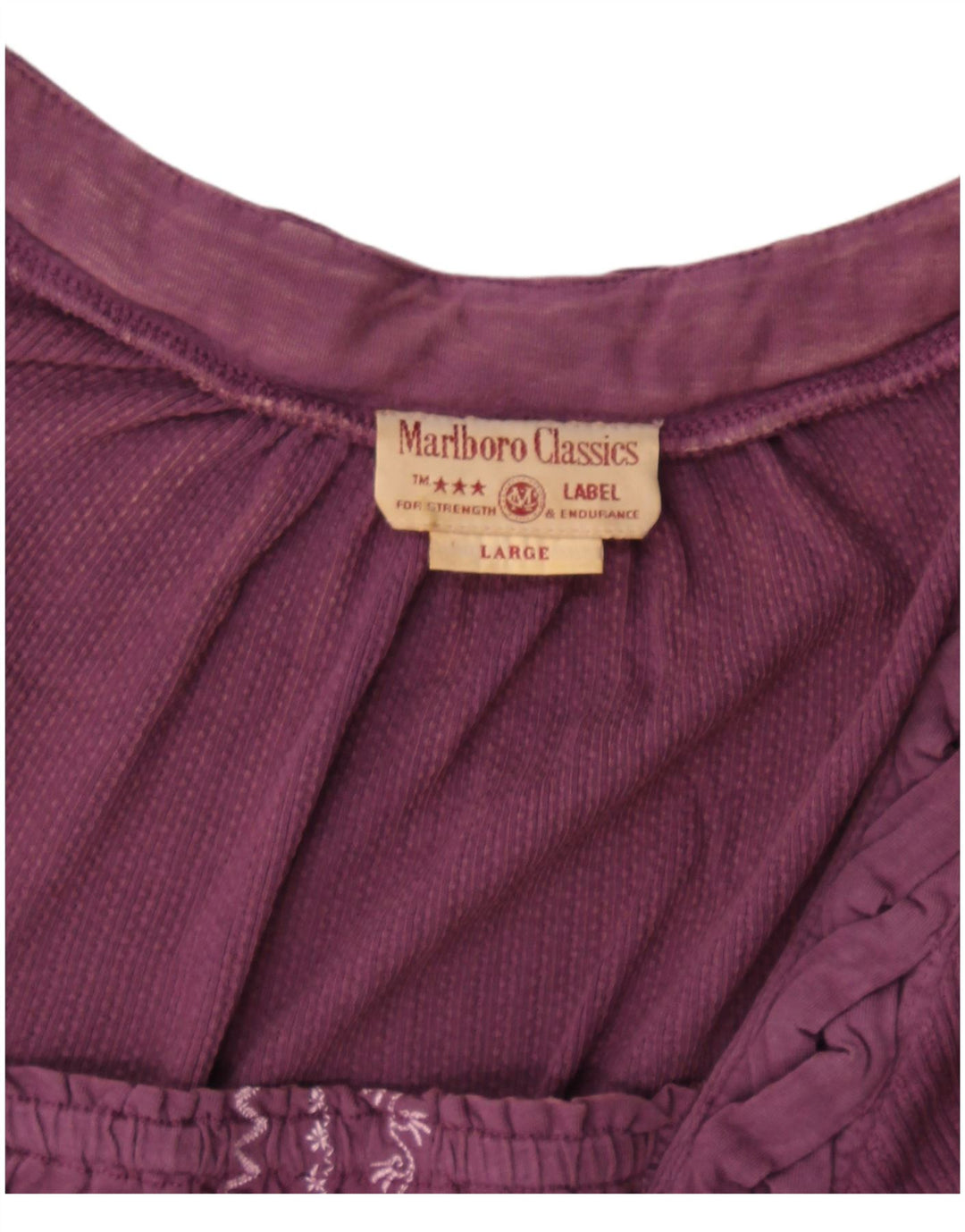 Γυναικείο τοπ Marlboro Classics Μακρυμάνικο UK 14 Large Purple