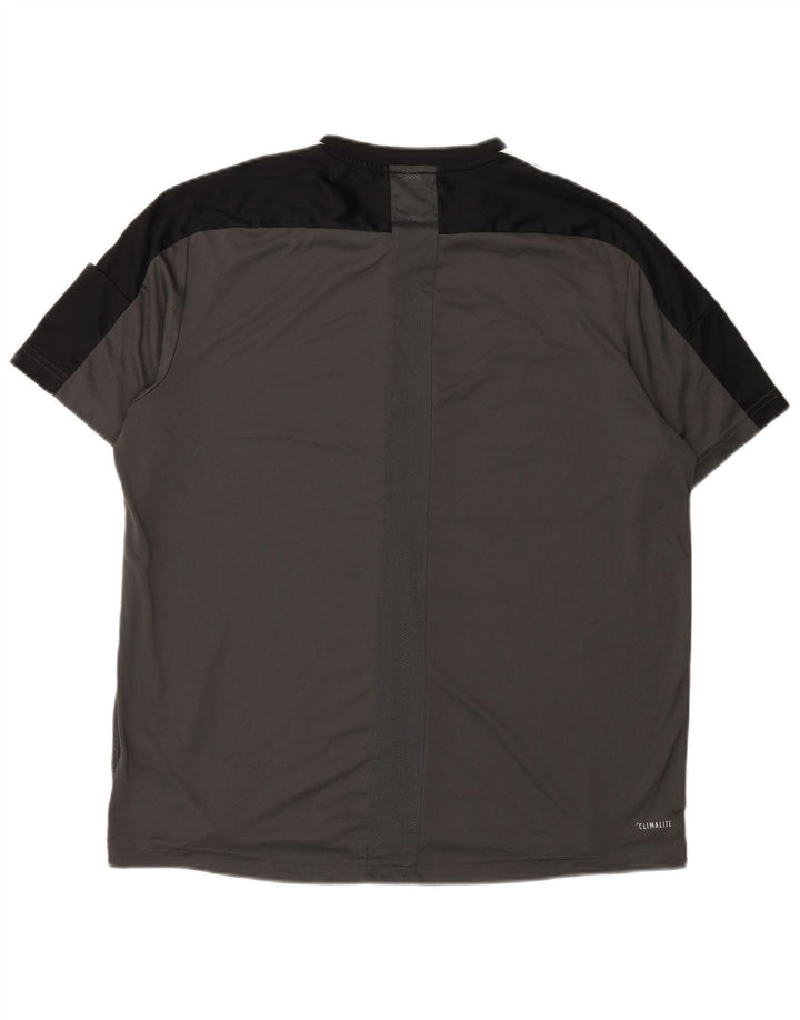 Ανδρικό T-Shirt Adidas Top XL Grey Colourblock Polyester