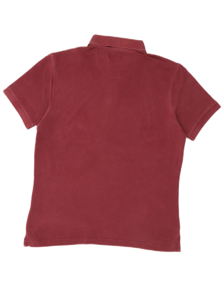 Ανδρικό μπλουζάκι πόλο Barbour, μεσαίο μπορντό