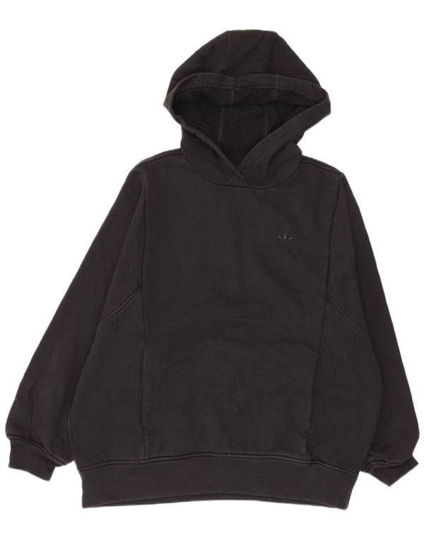 Adidas Ανδρικό Hoodie Jumper Μεγάλο Μαύρο Βαμβακερό