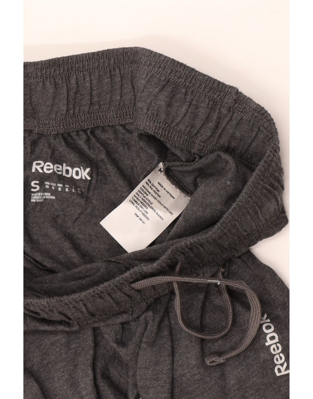 Γυναικείο αθλητικό σορτς REEBOK UK 10 Μικρό γκρι βαμβακερό