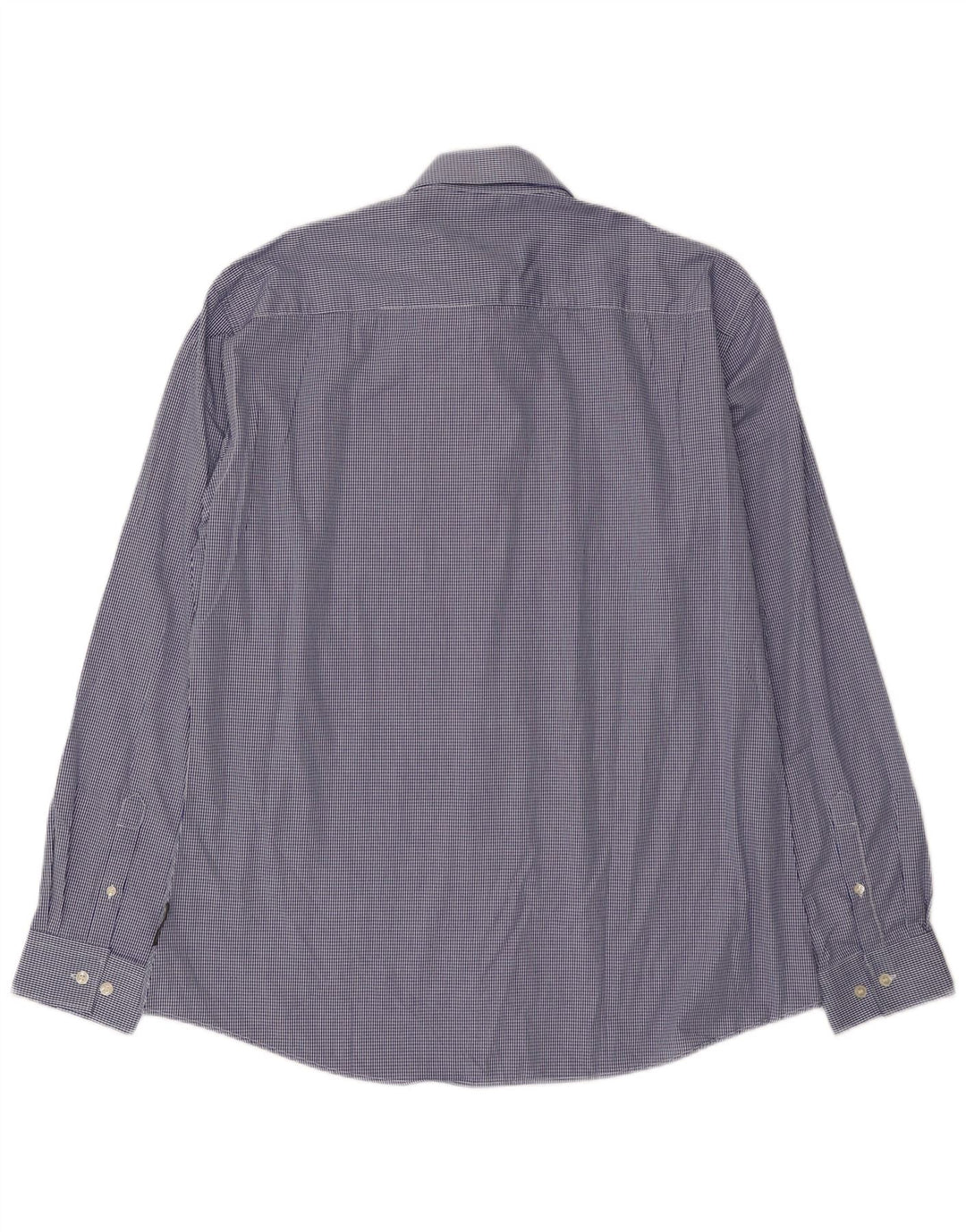 Ανδρικό πουκάμισο French Connection XL Blue Gingham Cotton
