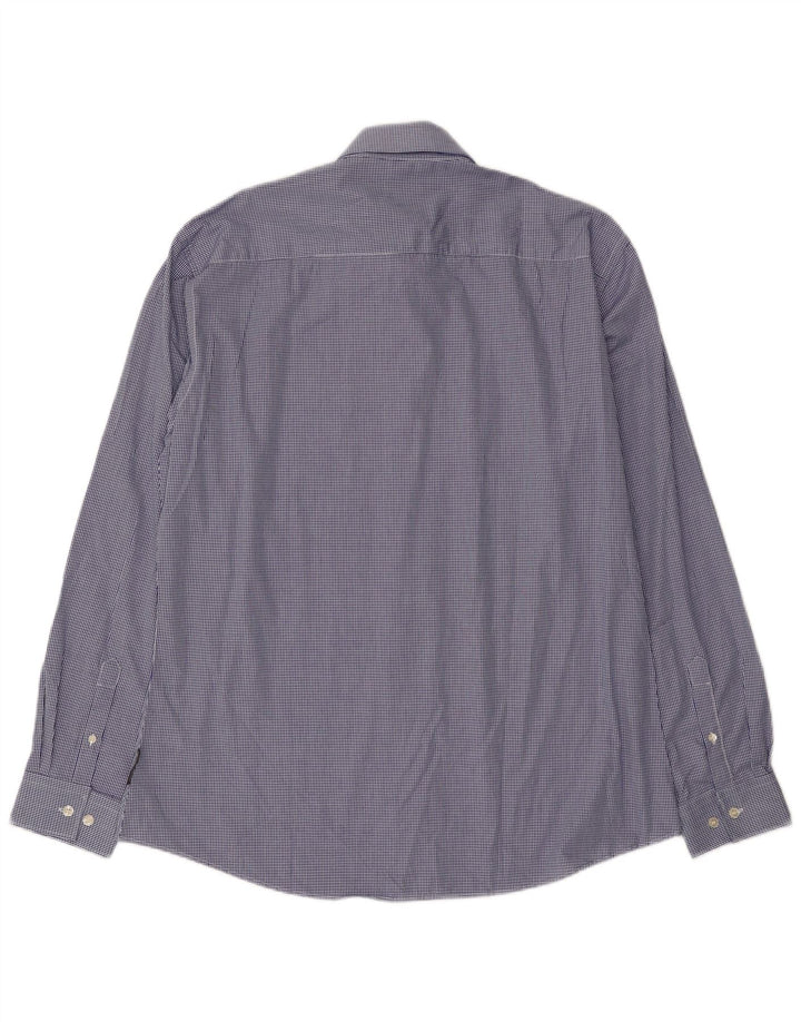 Ανδρικό πουκάμισο French Connection XL Blue Gingham Cotton