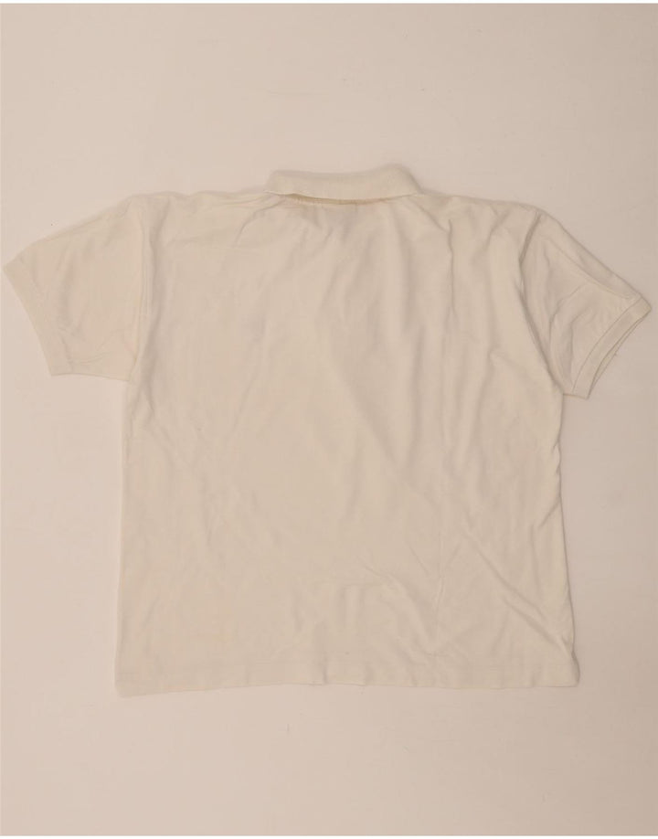 Ανδρικό πουκάμισο πόλο LACOSTE Νούμερο 4 Μεσαίο λευκό βαμβακερό