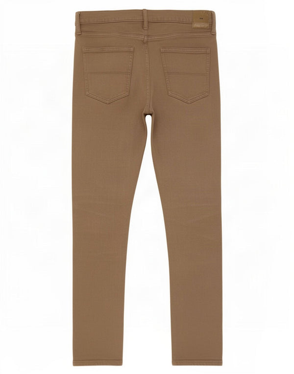 Ανδρικό παντελόνι Marks & Spencer Slim Fit Casual W34 L33 Μπεζ βαμβακερό