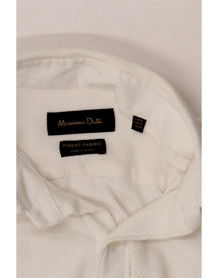 Ανδρικό πουκάμισο MASSIMO DUTTI, μεσαίο λευκό