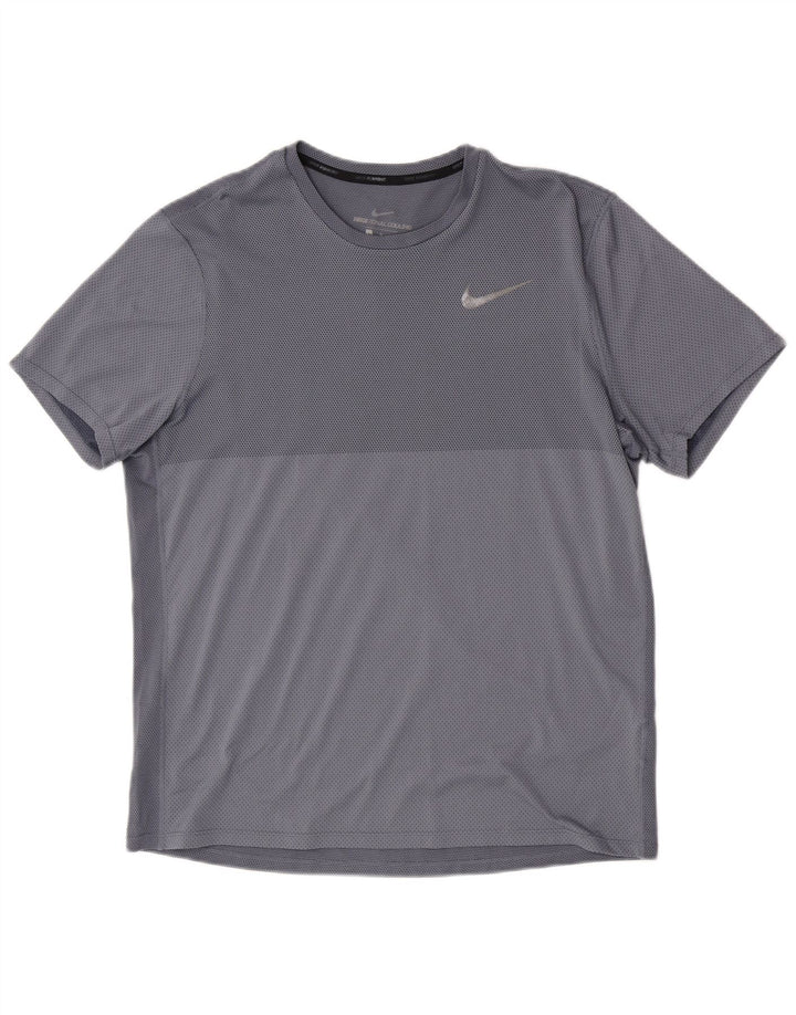 Ανδρικό μπλουζάκι Nike με κοντό μανίκι μπλουζάκι από πολυεστέρα με μεγάλο μπλε φλύκταινα