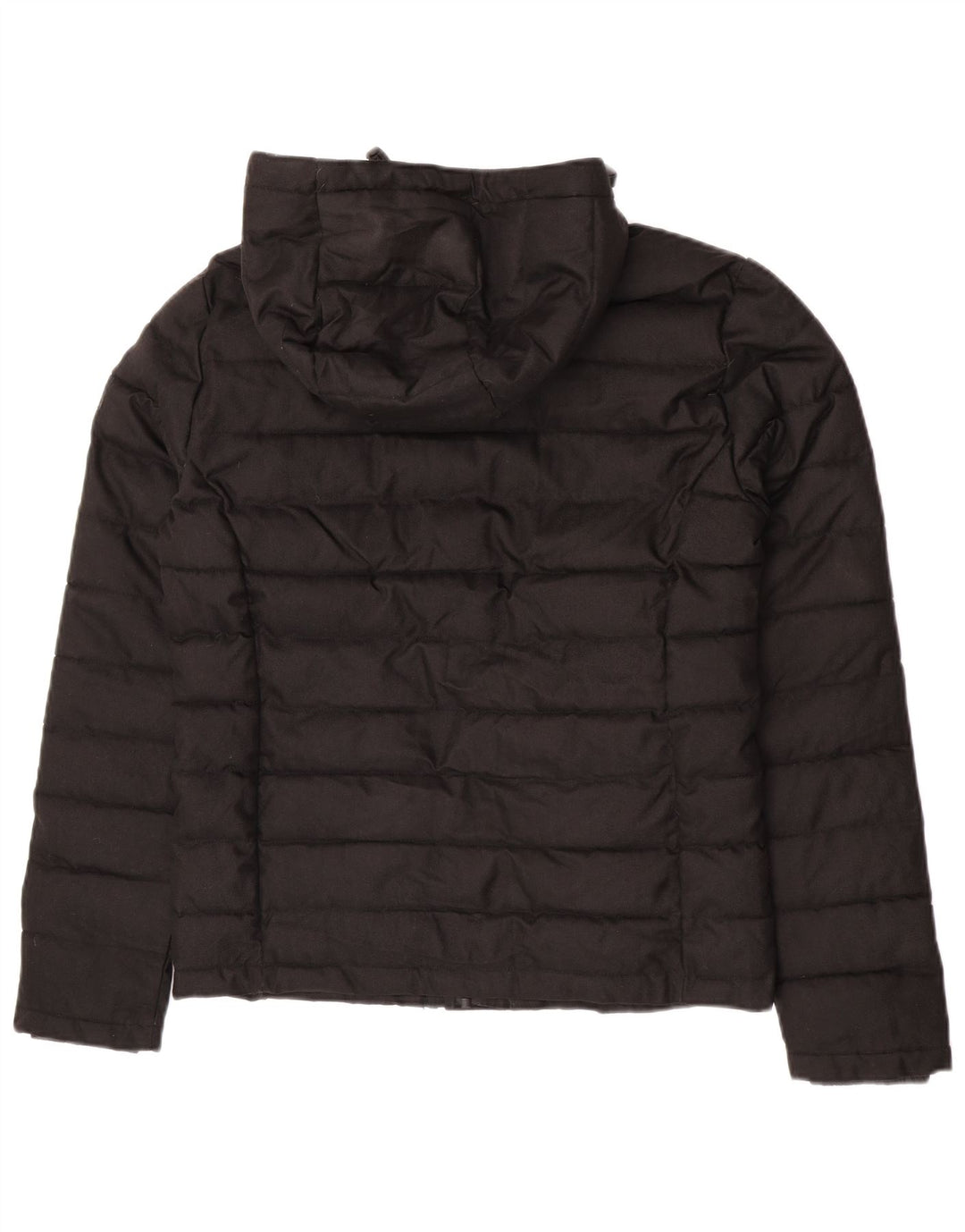 Superdry Ανδρικό μπουφάν με κουκούλα UK 38 Μεσαίο Μαύρο Πολυεστέρας