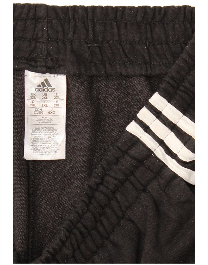 Ανδρική φόρμα ADIDAS Παντελόνι Joggers 2XL Μαύρο Βαμβακερό