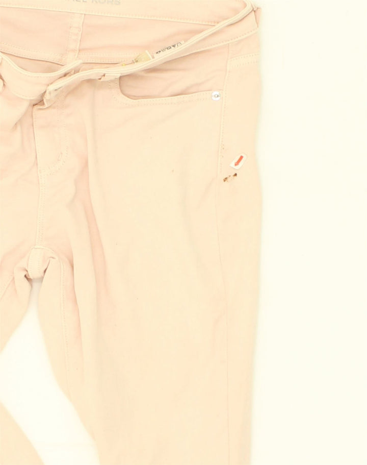 MICHAEL KORS Womens Slim Jeans US 8 Medium W30 L29 Beige Cotton | Vintage Michael Kors | Thrift | Second-Hand Michael Kors | Used Clothing | Messina Hembry 
