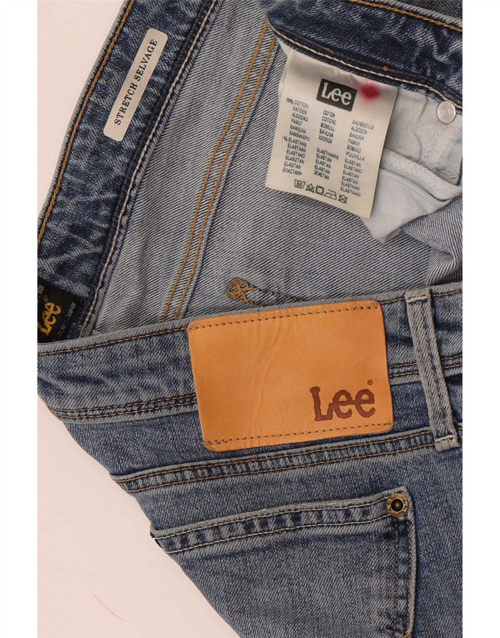 Lee Mens Selvage Stretch Slim Jeans W29 L31 Μπλε βαμβακερό