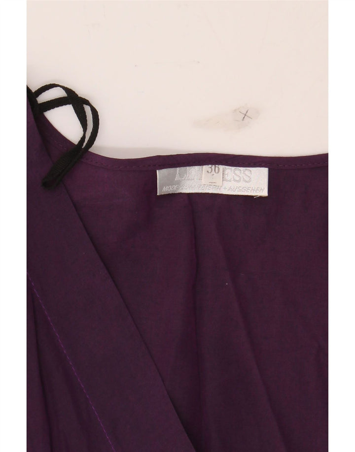 VINTAGE Womens Crop Oversized Blouse Top EU 36 Small Purple Vintage Vintage and Second-Hand Vintage from Messina Hembry 