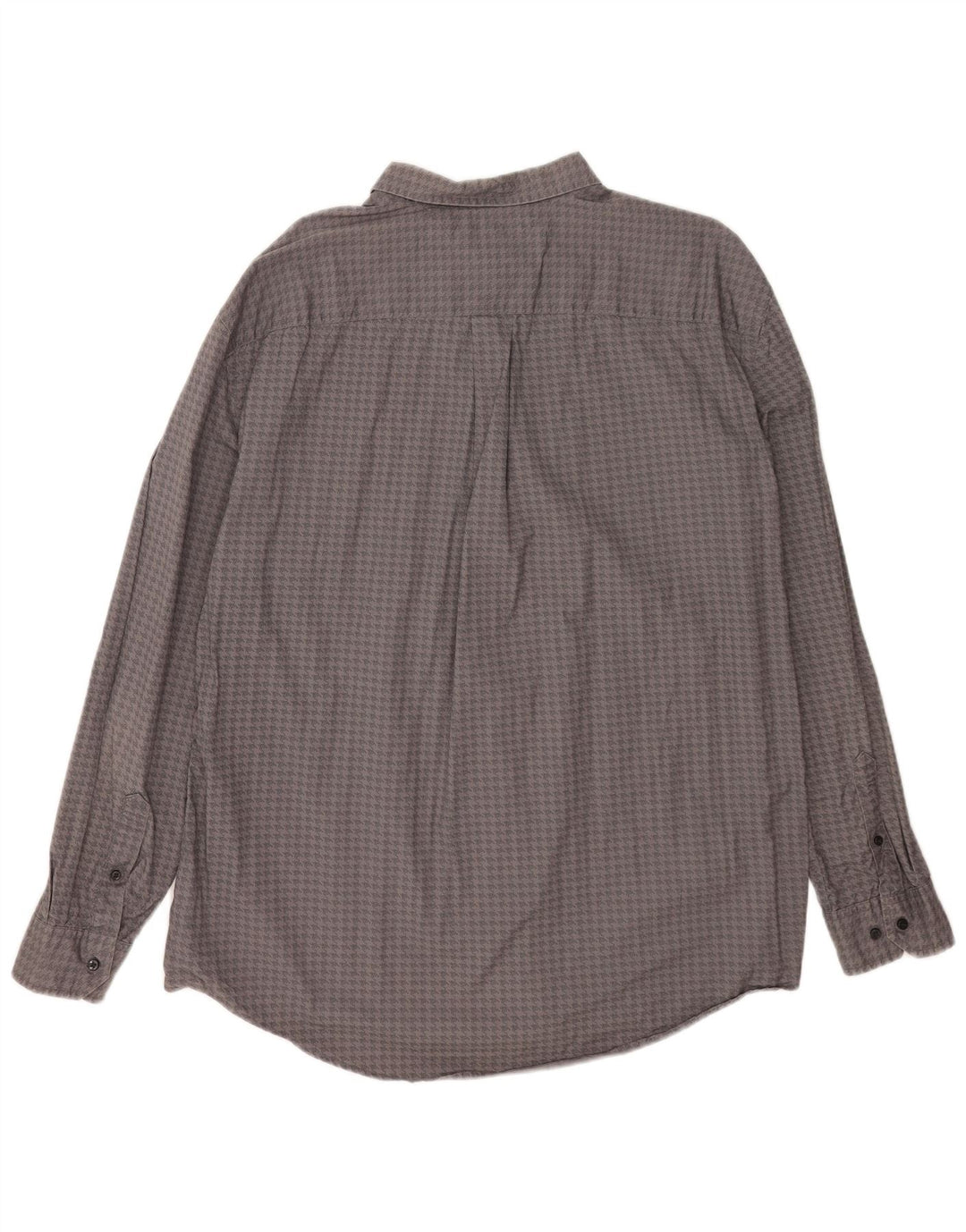 Tommy Hilfiger Ανδρικό πουκάμισο Custom Fit 2XL Γκρι βαμβακερό Houndstooth