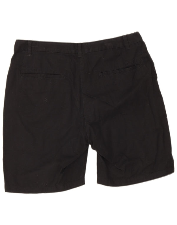 Marks & Spencer Γυναικείο σορτς Chino UK 12 Medium W30 μαύρο βαμβακερό