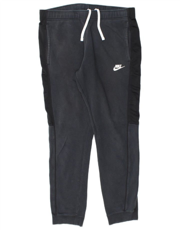 Ανδρική αθλητική φόρμα NIKE Παντελόνι Joggers Μεσαίο μαύρο χρώμα, βαμβακερό
