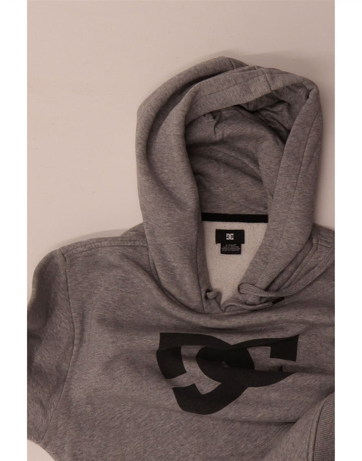 Ανδρικό γραφικό κουκούλα DC Μικρό γκρι βαμβακερό