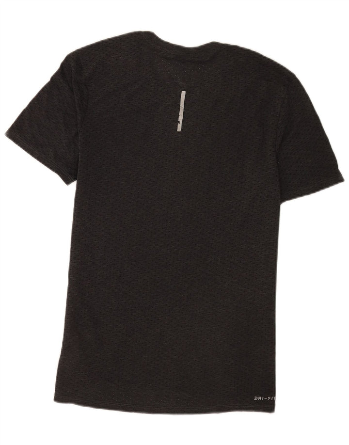Ανδρικό T-Shirt Nike Dri Fit Τοπ μεσαίου γκρι πολυεστέρα