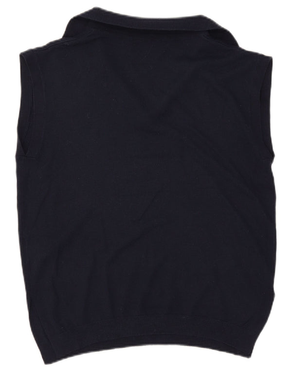 Marks & Spencer Γυναικείο γιλέκο Tank Top UK 10 Small Navy Blue Polyester