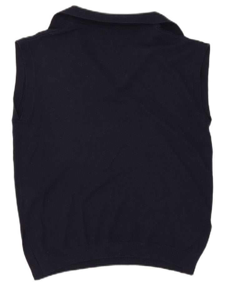 Marks & Spencer Γυναικείο γιλέκο Tank Top UK 10 Small Navy Blue Polyester