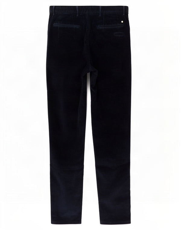 Ανδρικό κοτλέ παντελόνι Massimo Dutti Slim Fit EU 46 XL W36 L31 Navy Blue