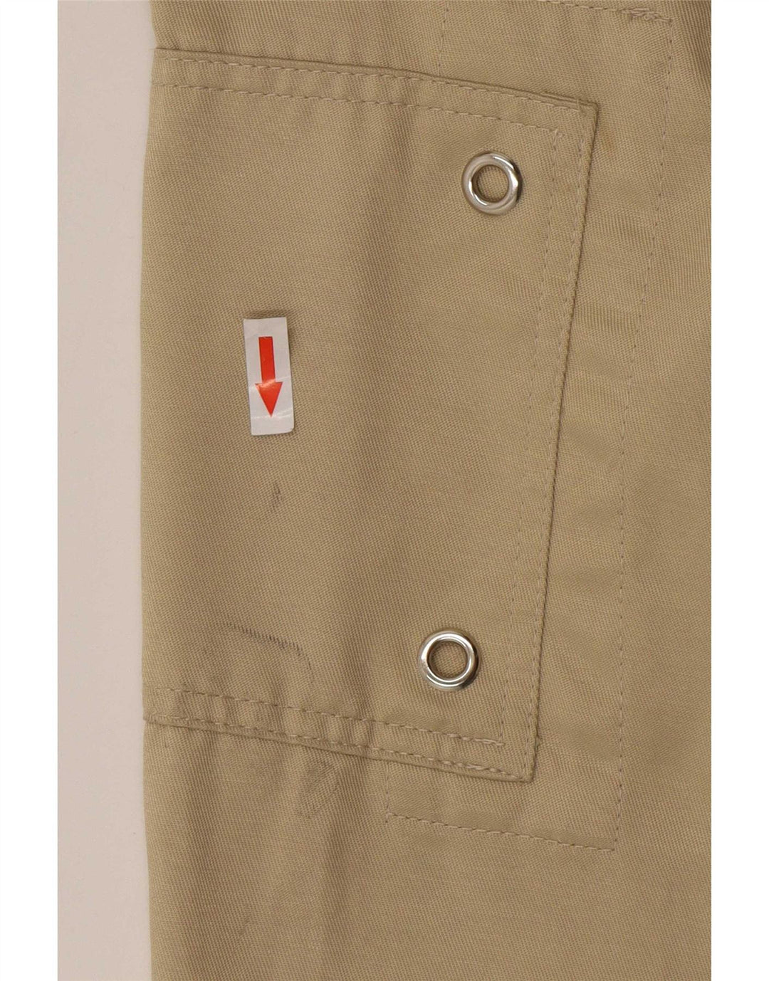 American Legend Mens Utility Jacket UK 38 Medium Beige Cotton