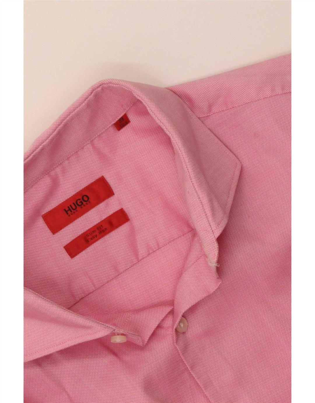 Ανδρικό πουκάμισο Hugo Boss Slim Fit Size 39 15 1/2 Medium Pink