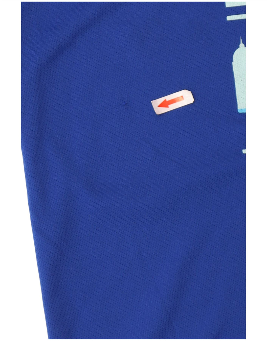 Ανδρικό γραφικό μπλουζάκι Asics London Top Medium Blue Polyester