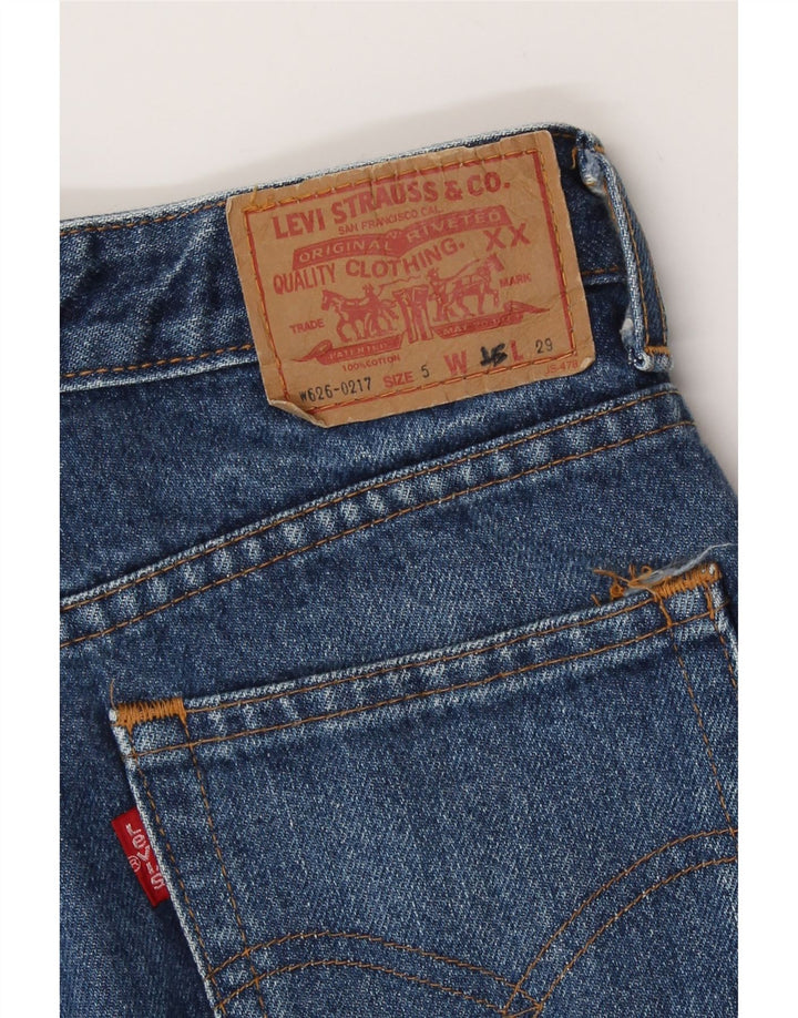 Γυναικείο ψηλόμεσο τζιν Levi's W25 L29 Μπλε