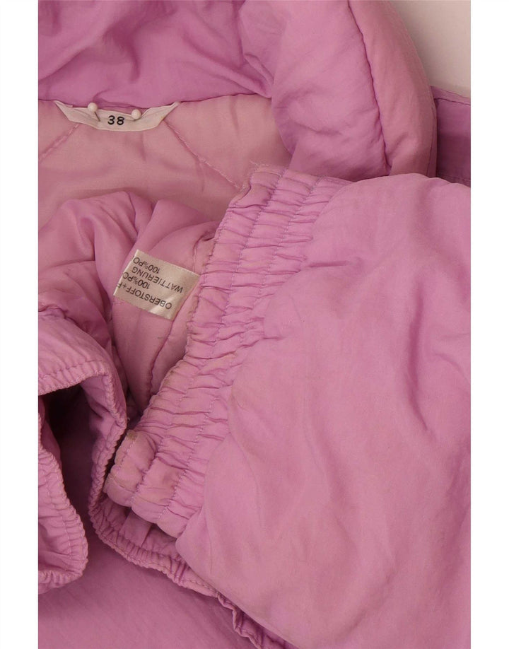 Vintage γυναικείο υπερμεγέθη παλτό EU 38 Medium Purple Polyamide