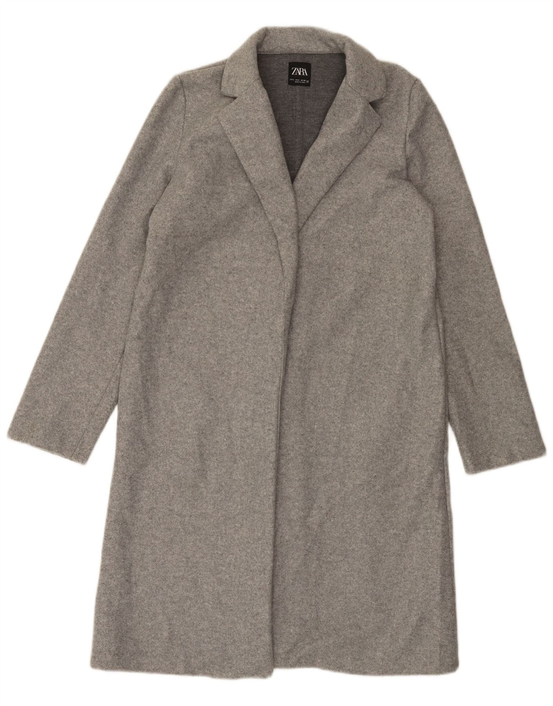 Zara Γυναικείο Ανοιχτό Πανωφόρι UK 10 Small Grey