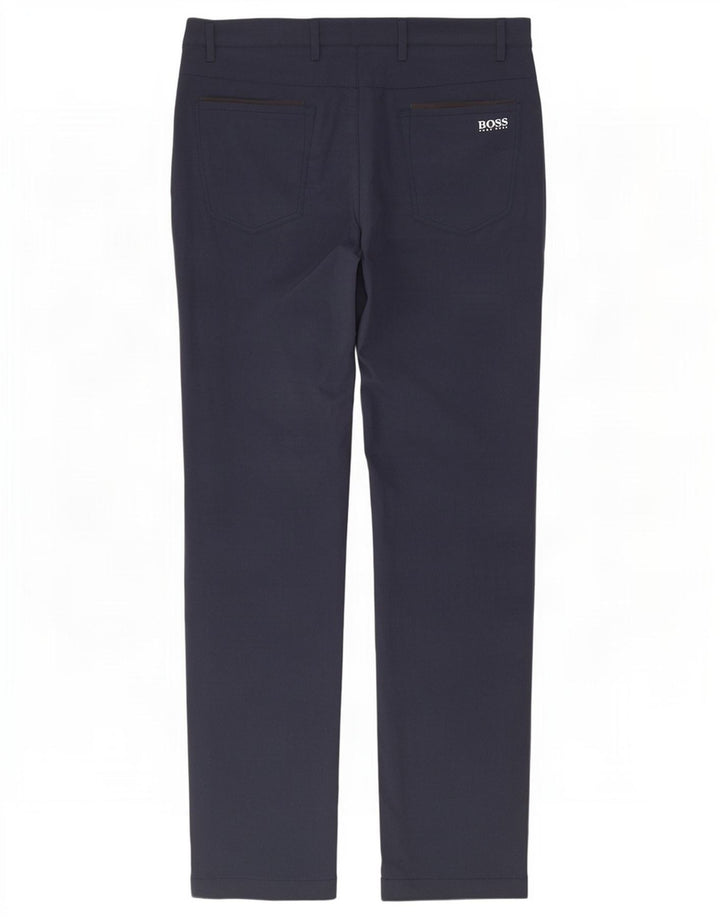 Ανδρικό παντελόνι Chino Hugo Boss W30 L31 Navy Blue Polyester