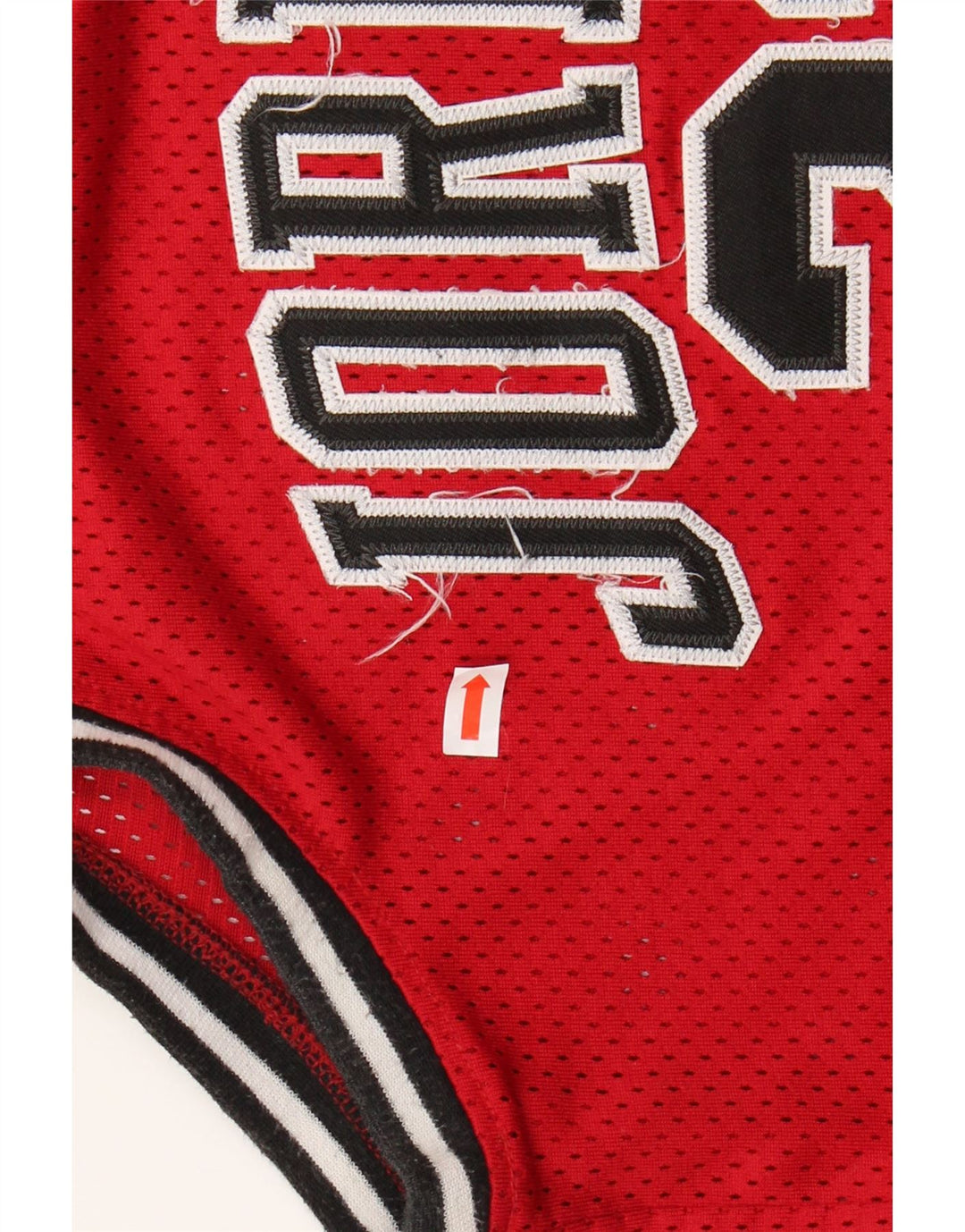 JORDAN Boys Graphic Vest Top 10-11 Years Medium Red Polyester