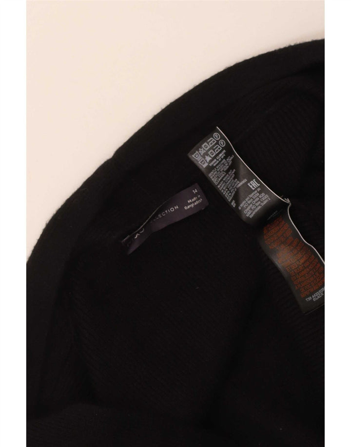 Marks & Spencer Γυναικείο Longline ανοιχτό πουλόβερ ζακέτα UK 14 Medium Black
