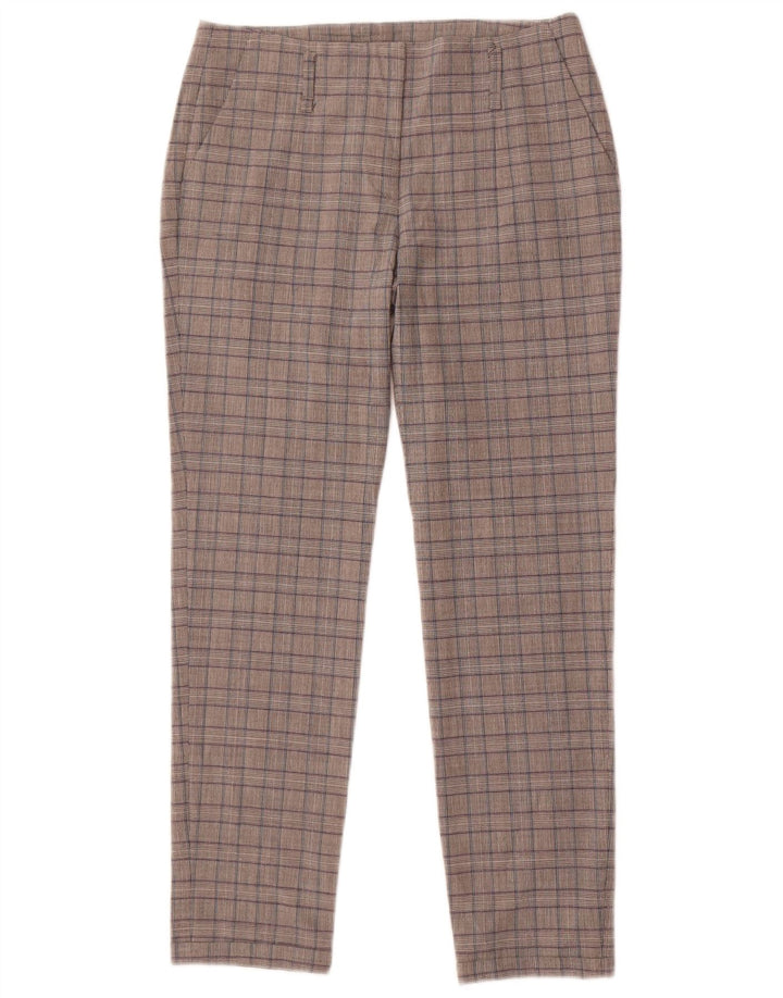 Zara Γυναικείο Παντελόνι Chino Slim Small W26 L27 Grey Check