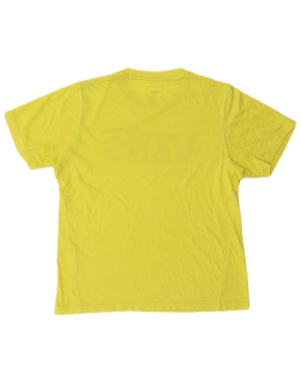Vans Boys Classic Fit Graphic T-Shirt Top 10-11 Years Medium Yellow Cotton
