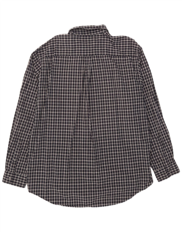 Ανδρικό πουκάμισο Nautica XL Navy Blue Check Cotton