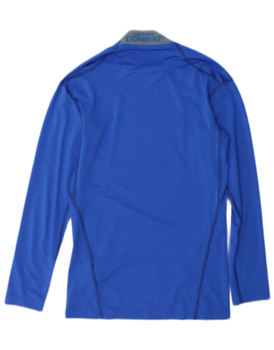 Nike Ανδρικό Dri Fit Τοπ Μακρυμάνικο Μικρό Μπλε Πολυεστέρα