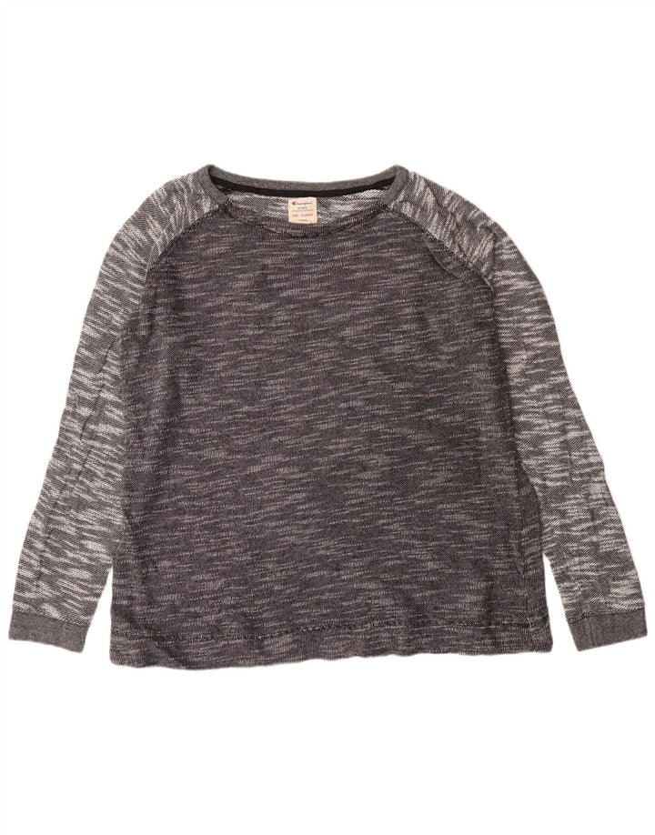 Champion γυναικείο τοπ μακρυμάνικο UK 18 XL γκρι βαμβακερό