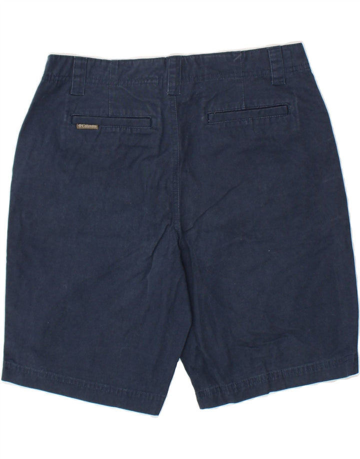 COLUMBIA Womens Cargo Shorts US 6 Medium W30 Navy Blue Cotton Vintage Columbia and Second-Hand Columbia from Messina Hembry 