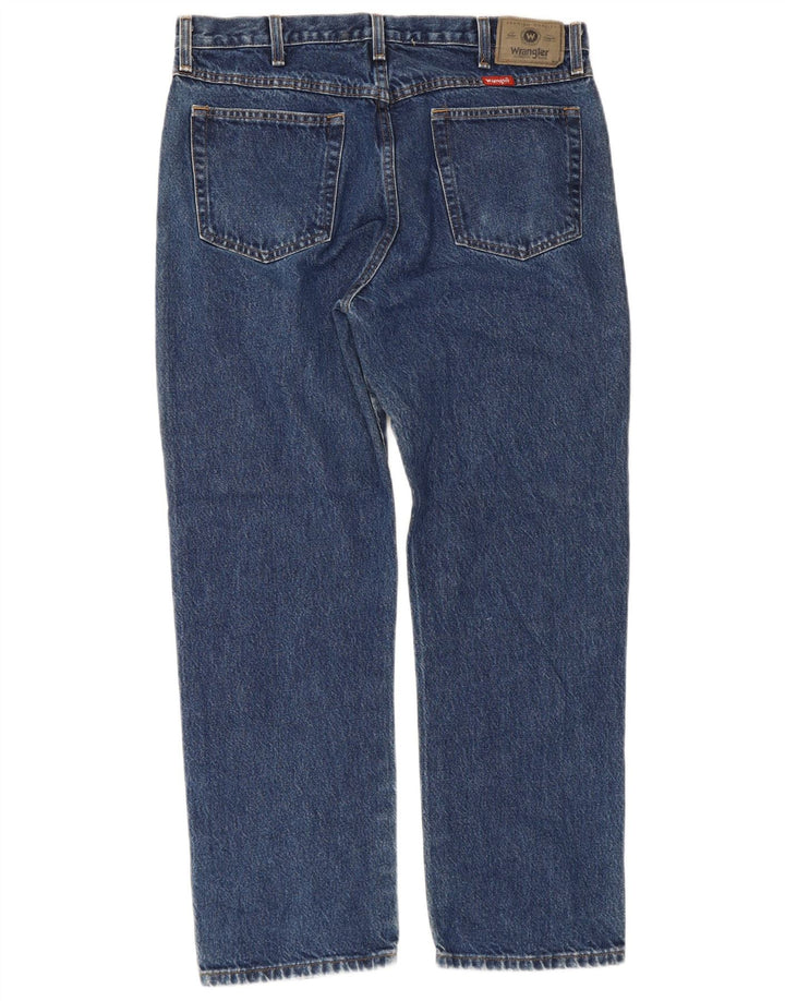 Ανδρικό τζιν Wrangler ίσιο W36 L30 Μπλε βαμβακερό