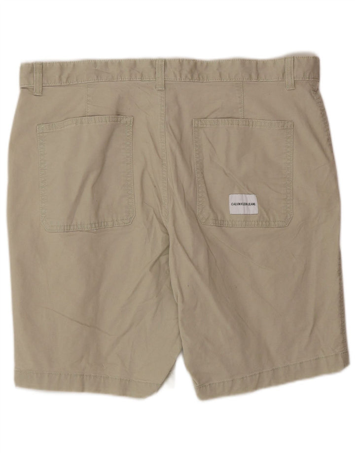 Ανδρικό σορτς Chino Calvin Klein W34 μεγάλο μπεζ βαμβακερό
