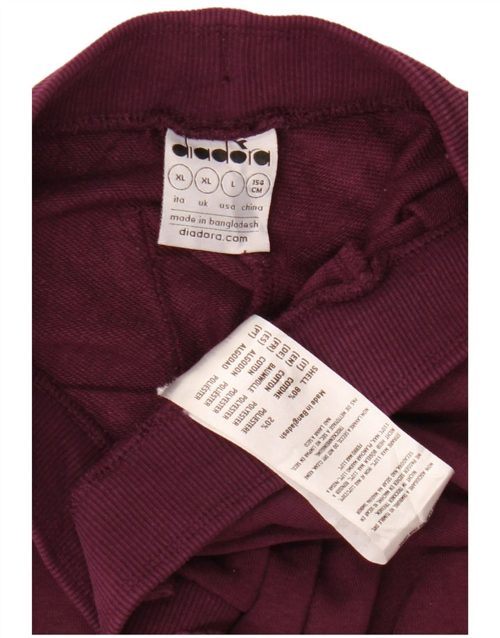 DIADORA Γυναικεία αθλητική φόρμα παντελόνι Joggers UK 18 XL Purple Camouflage